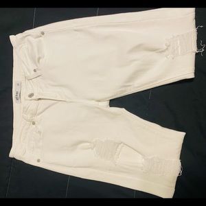 Just Black, white, distressed, skinny jeans